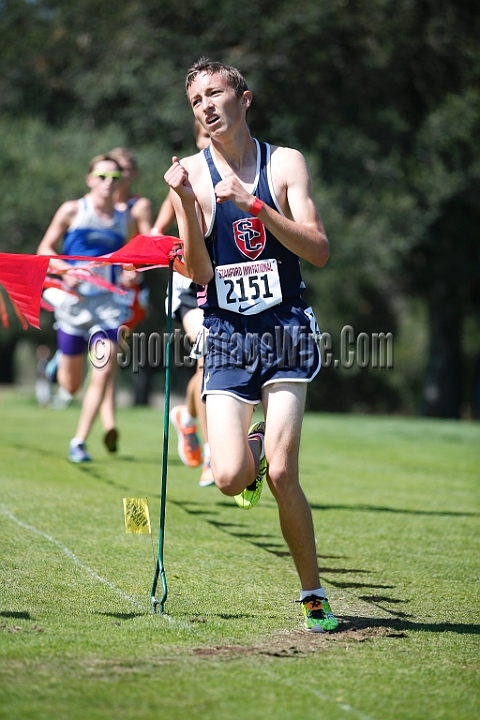 2014StanfordD2Boys-098.JPG - D2 boys race at the Stanford Invitational, September 27, Stanford Golf Course, Stanford, California.